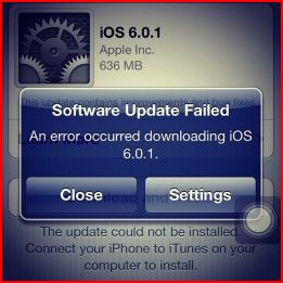rettelse af iTunes-fejl 3194 ved opdatering af iOS-program 