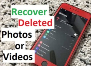 how to recover deleted videos from iPhone 