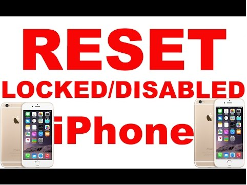 unlock disabled iphone 7 without itunes