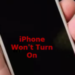 my iPhone won't turn on