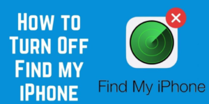 how to turn off find my iPhone on iCloud