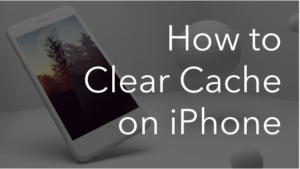 iPhone clear app cache without deleting app 