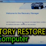 how to reset hp laptop to factory settings