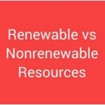 difference between renewable and nonrenewable resources