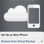 how to restore iPhone from iCloud backup