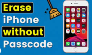 how to wipe an iPhone without passcode