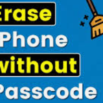 how to wipe iPhone without passcode