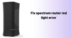 Spectrum router blinking red 