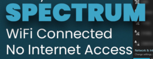 Spectrum no Internet Connection
